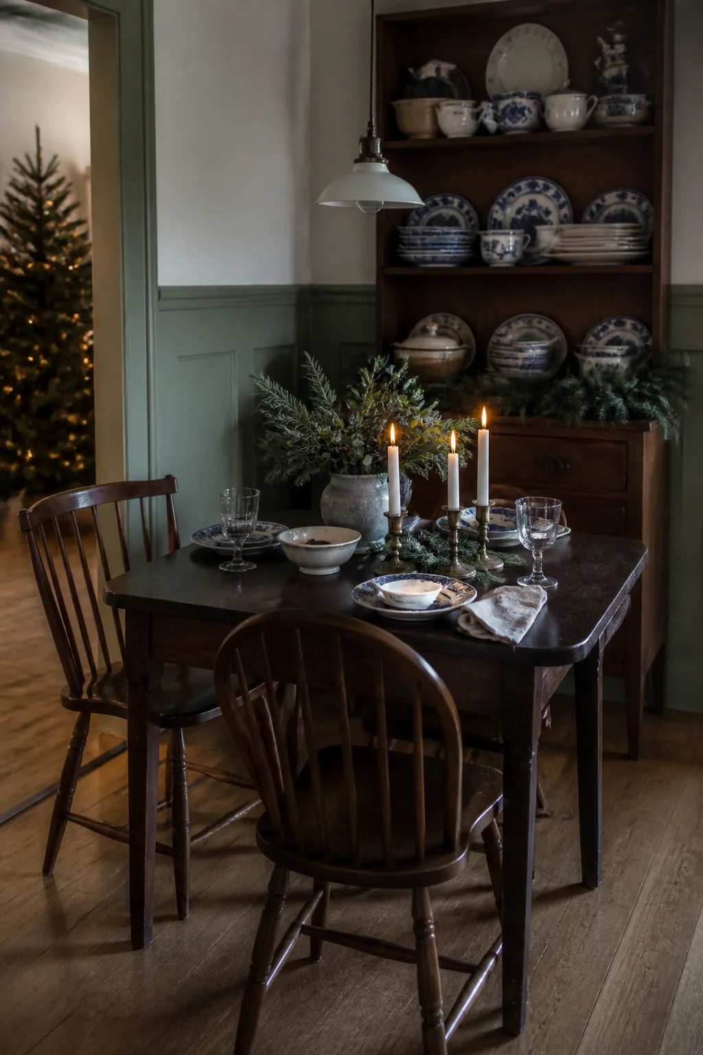 Mix vintage china for a collected look