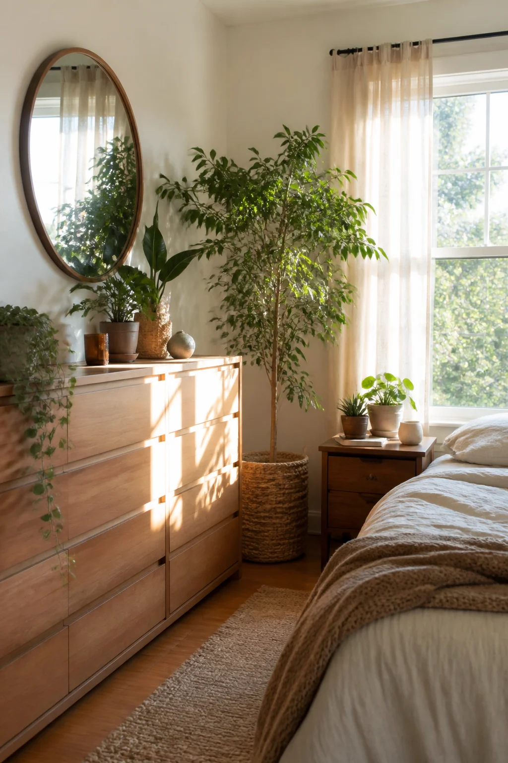 Plants Make a Bedroom Feel Lived In