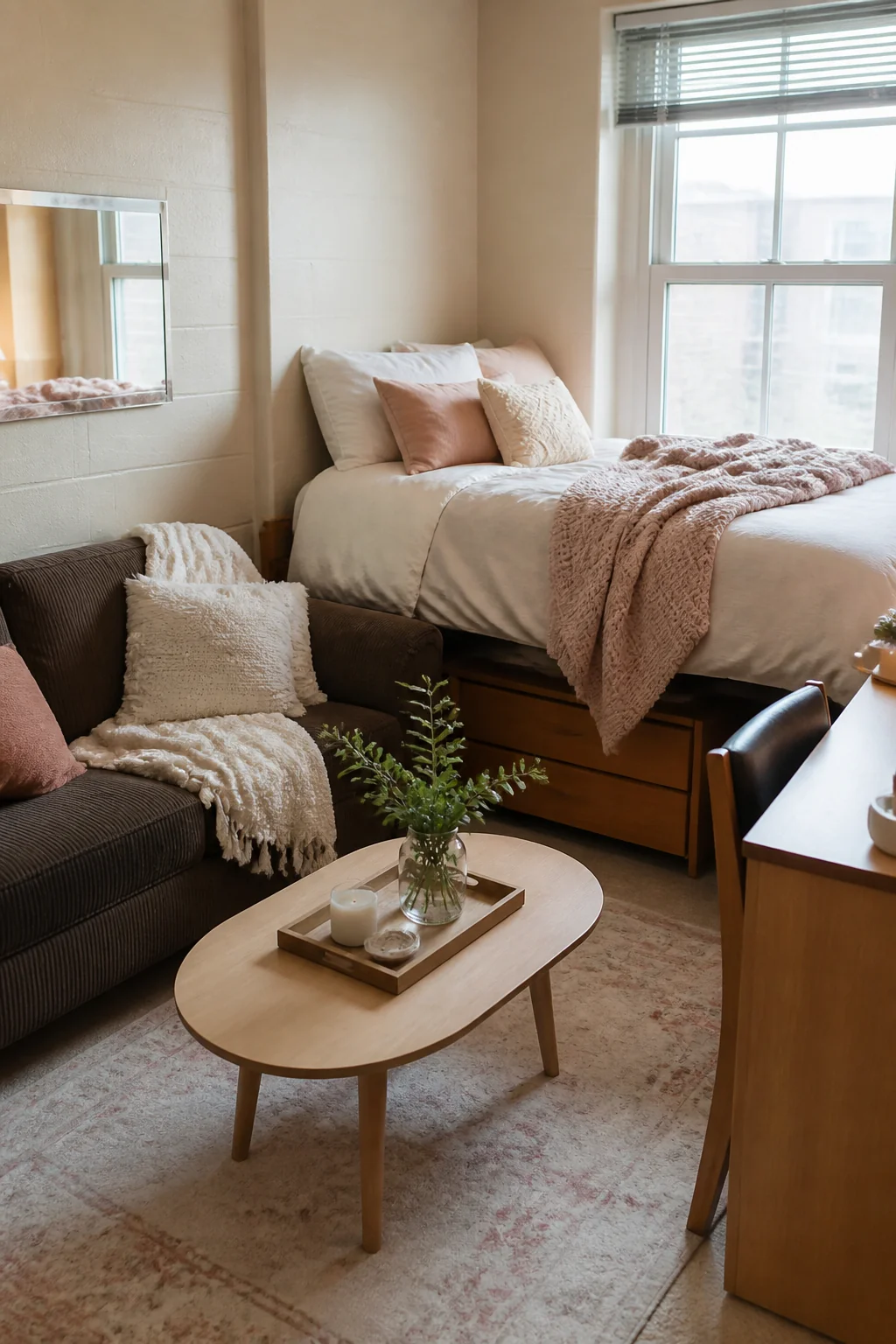 Your Bed Is Also The Couch, The Desk And The Snack Table