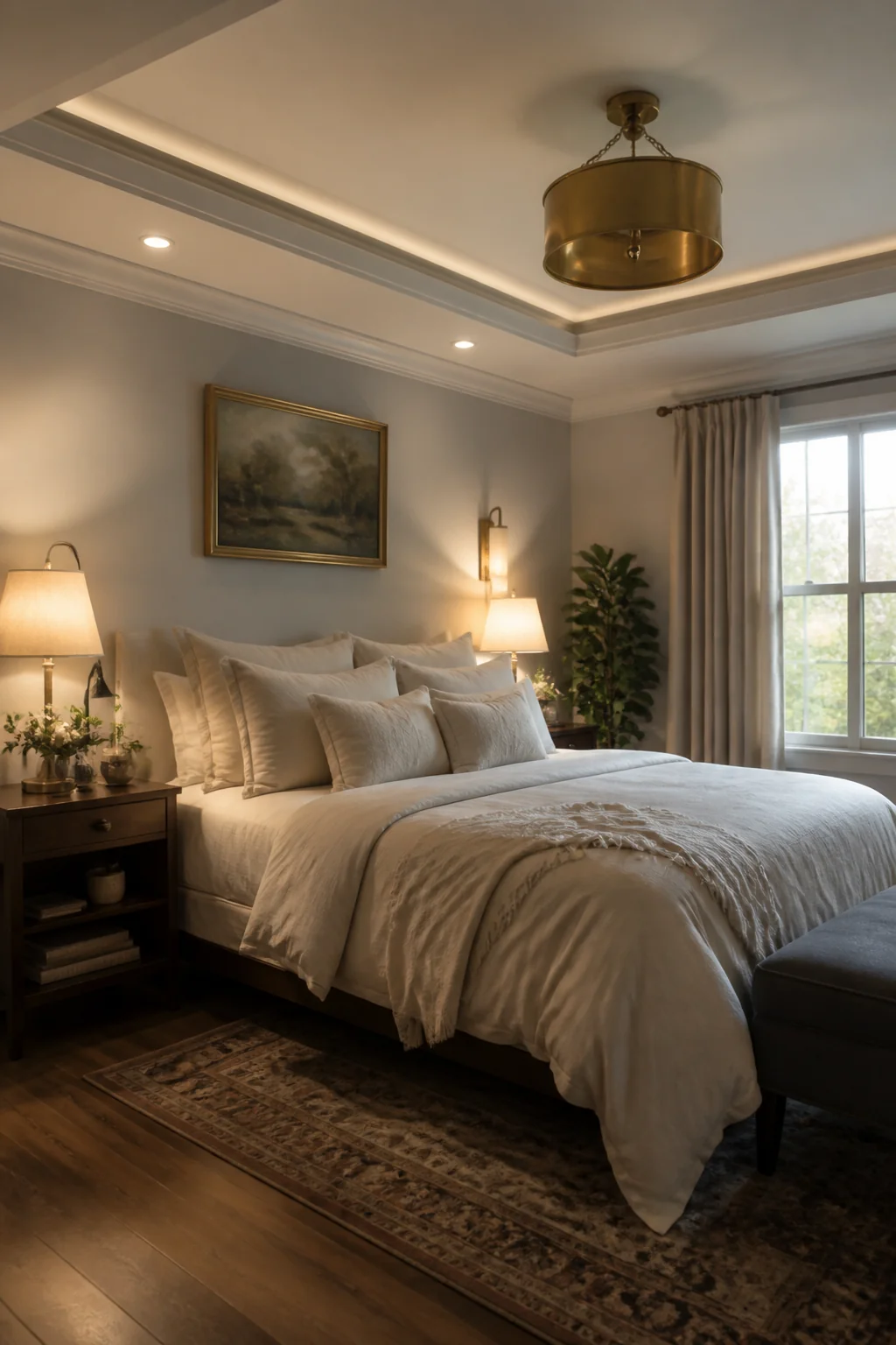 Layered Lighting Instead of One Ceiling Fixture