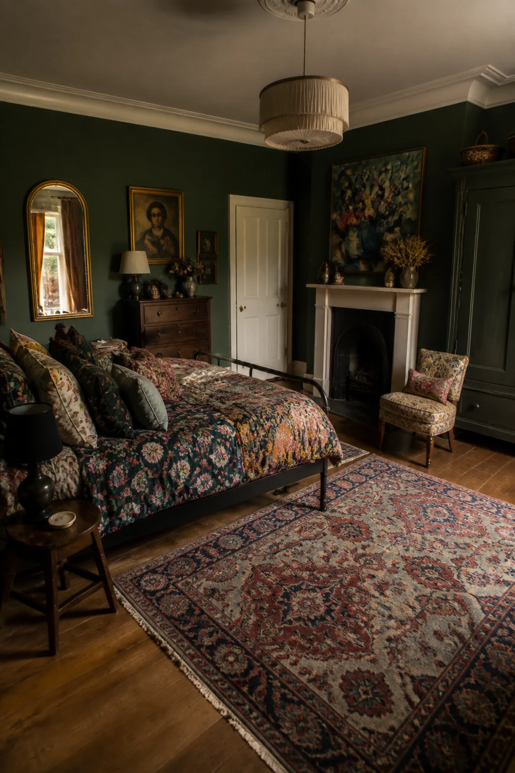 The rug decides whether the room reads as one room