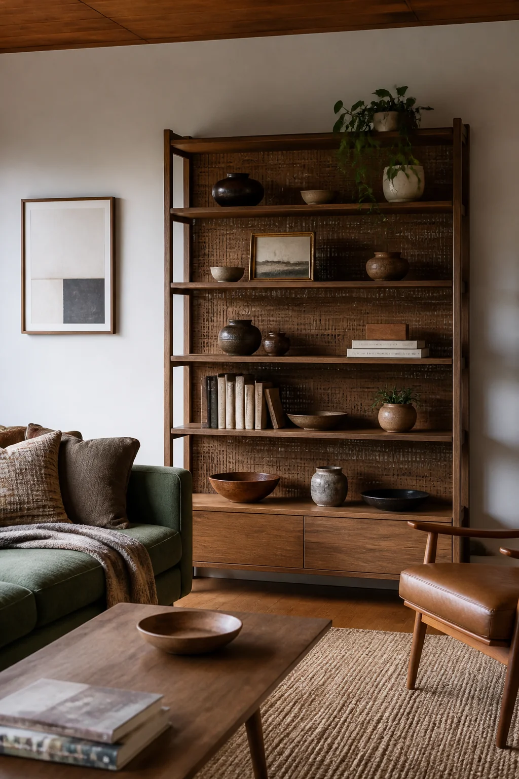 Build an open bookcase with a cleated back