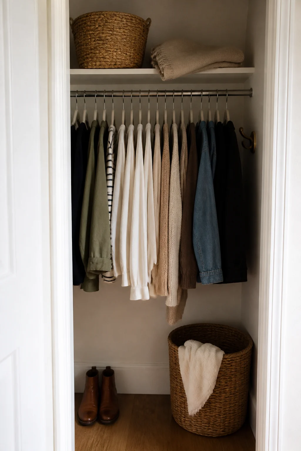 Matching slim velvet hangers